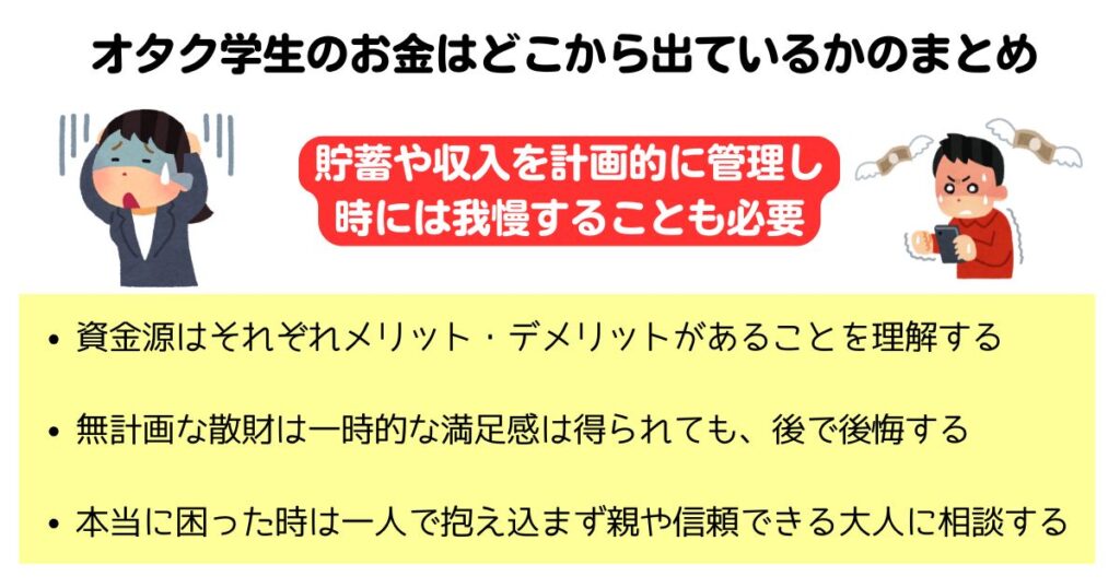 オタク学生のお金はどこから出てる推し活資金の貯め方も紹介の画像    