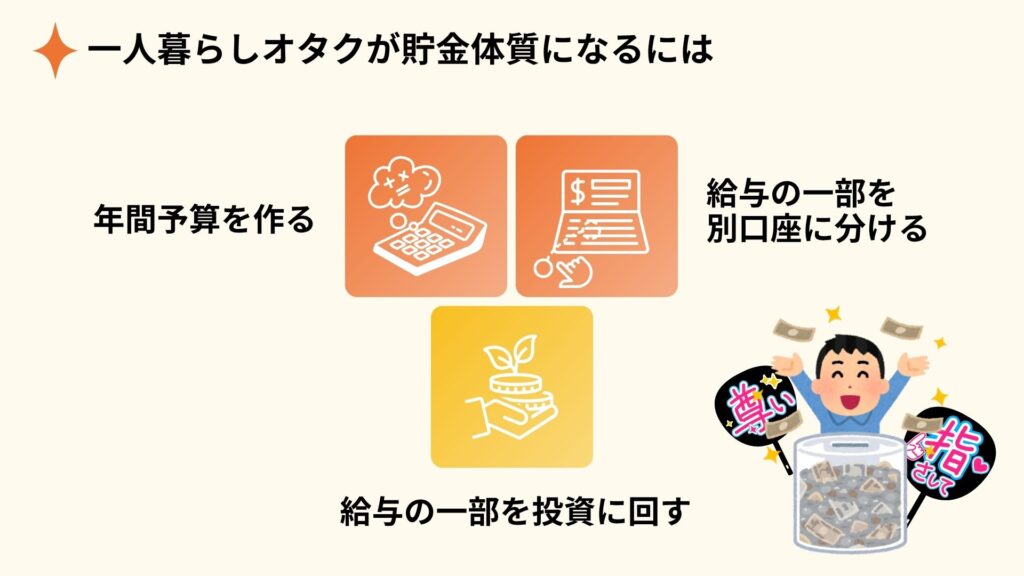一人暮らしオタクでも貯金はできる?節約術や収入アップも徹底解説の画像 一人暮らしオタクでも貯金はできる?節約術や収入アップも徹底解説の画像