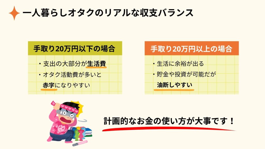 一人暮らしオタクでも貯金はできる?節約術や収入アップも徹底解説の画像 一人暮らしオタクでも貯金はできる?節約術や収入アップも徹底解説の画像