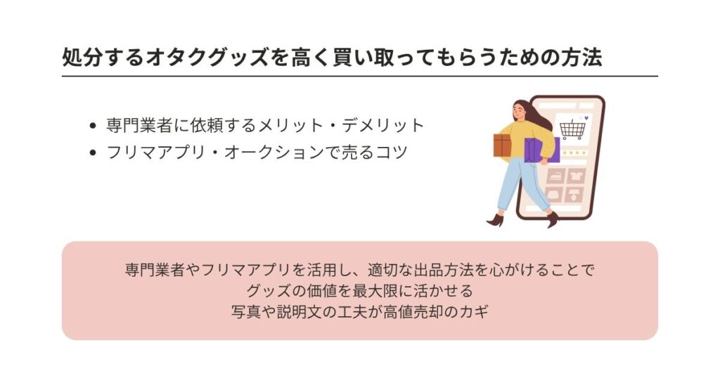 オタクグッズの処分ガイド!買取から賢い手放し方まで徹底解説の画像