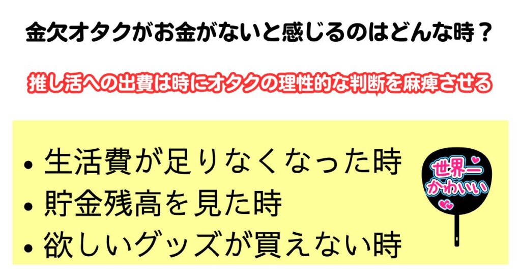 オタクはお金がない金欠の理由と推し活を両立するやりくり術を紹介の画像