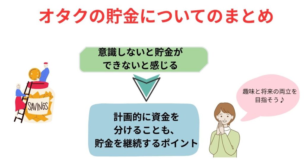 オタクが貯金ない理由を徹底解説!貯める方法や挫折しないコツも紹介の画像