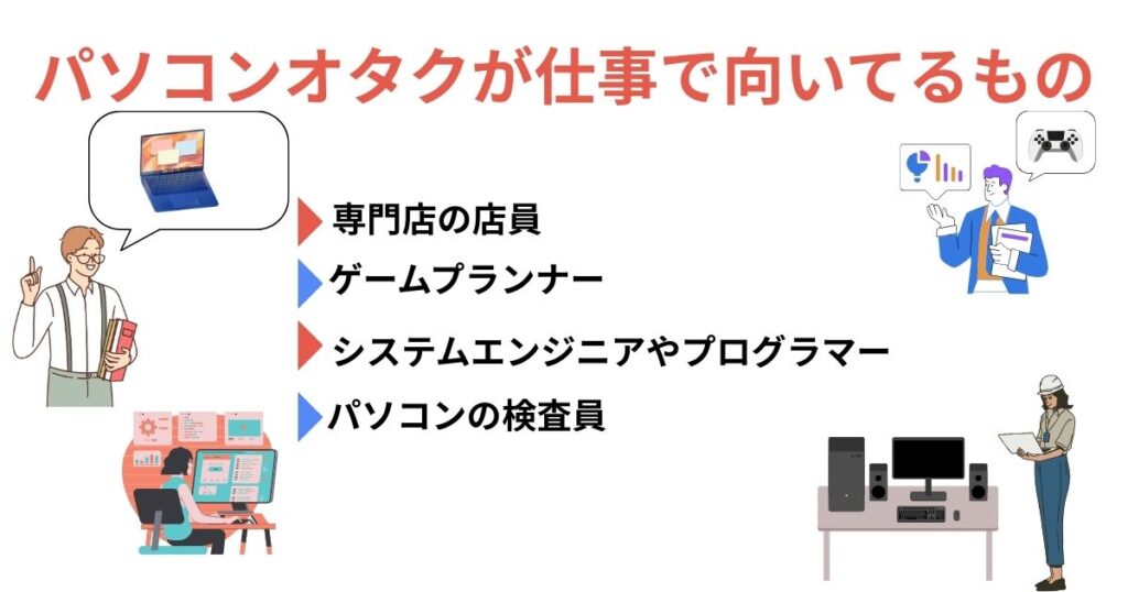 パソコンオタクに向いてる仕事は何？活かせる強みや探し方を徹底解説の画像